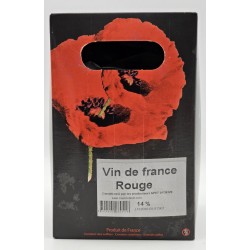 Les Vignerons De Tavel - Vin De France Rouge Bib 5 Litres | French Wine